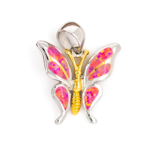 Petite Honey Butterfly Pendant